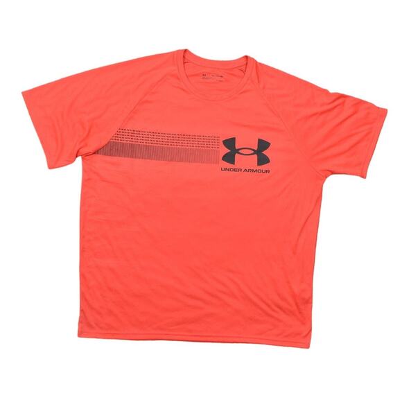 Under Armour 3XL Red T-Shirt Men's Polyester Loose Heatgear Gym run - Picture 1 of 8